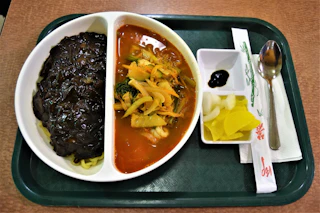 tray of plated food