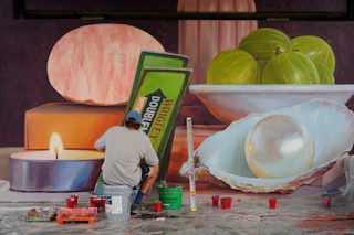 Bookshelf Mural