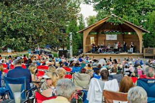 Outdoor concert venue